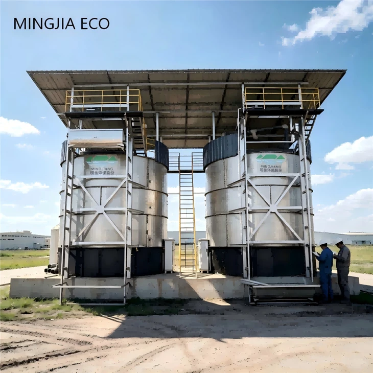 Commercial Organic Waste Fermenter For Layer Manure / Broiler Litter / Hog Slurry Aerobic Treatment high quality