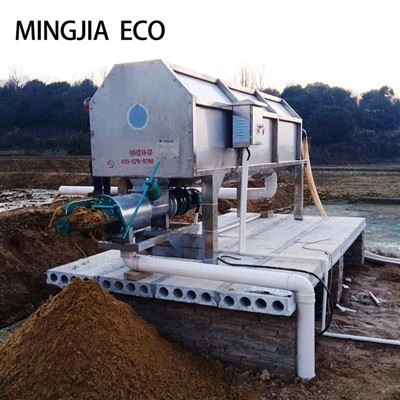 Pluimveemest ontwateringsmachine