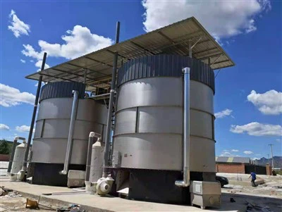 Gistingstank voor organische meststoffen